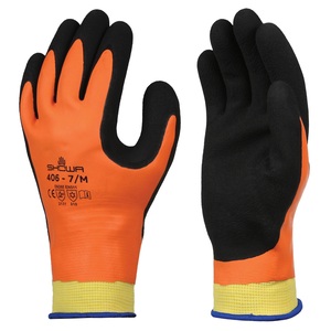Showa 406 Fully Coated Latex Glove Orange