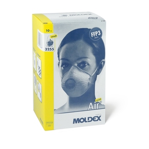 Moldex 3255 (SML) Air Mesh Valved Respirators FFP3 NR D (Pack 10)